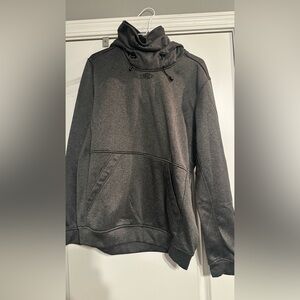AFTCO Performance Charcoal Gray Pullover Hoodie Men Sz.M